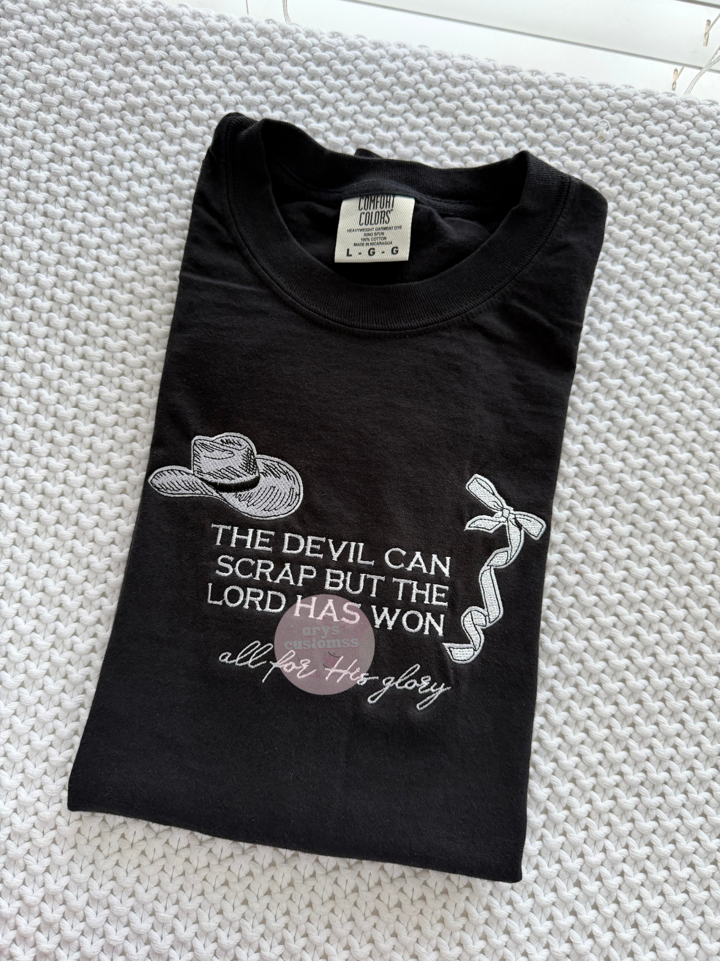 Lord has won tee