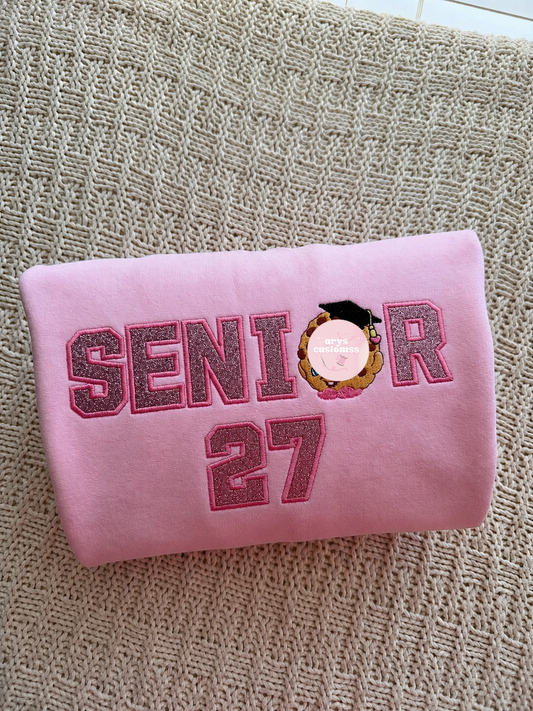 Senior 27 cookie with I