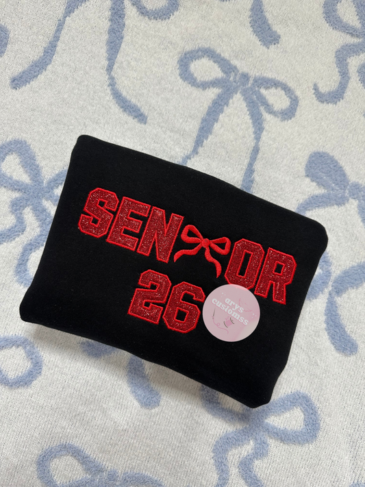 Senior red bow 26