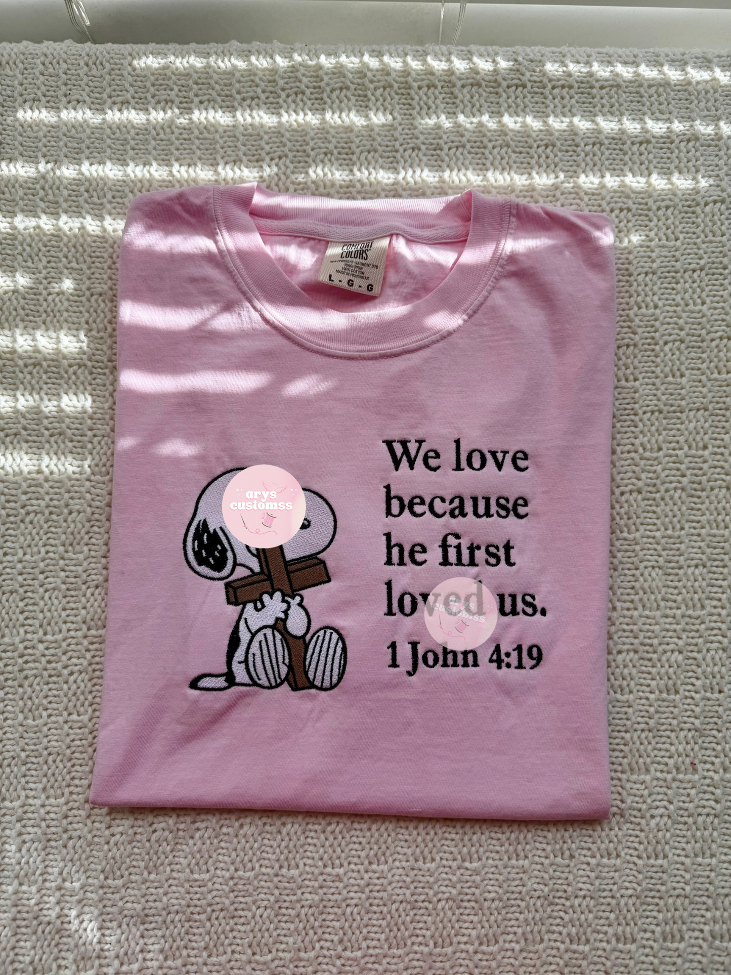 Christ 4:19 tee